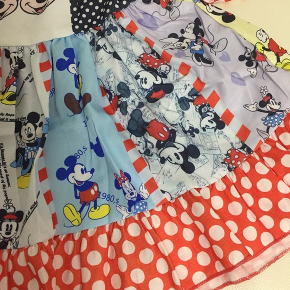 Minnie Mouse Mickey Mouse Cute Twirl Dress - Picture 7 of 11